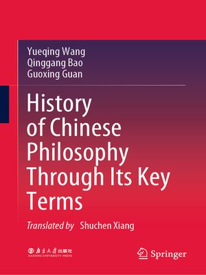 cover image of History of Chinese Philosophy Through Its Key Terms